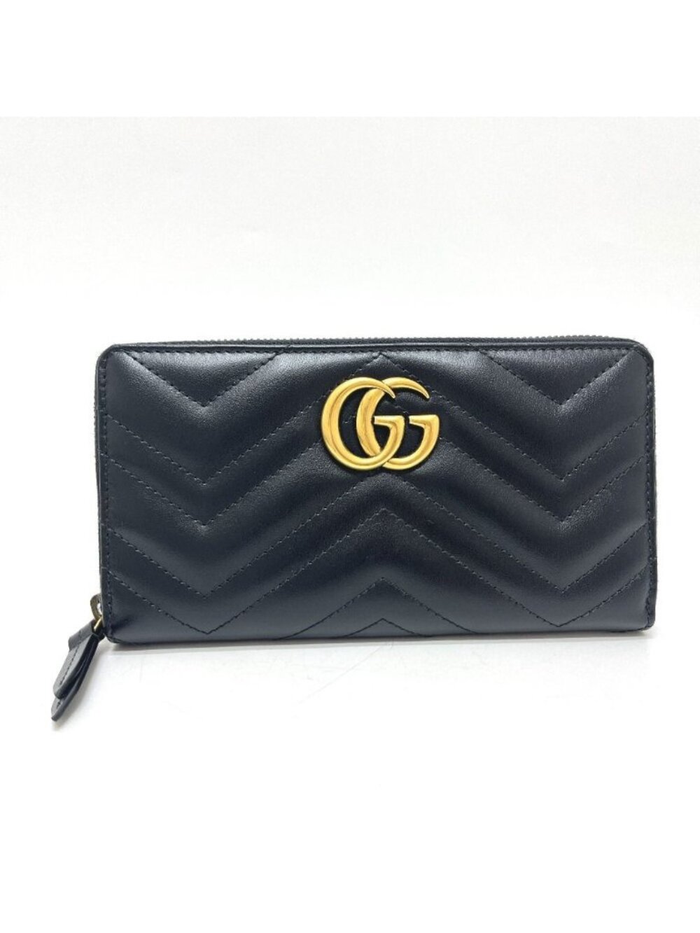 Gucci Wallet GG Marmont Leather Black